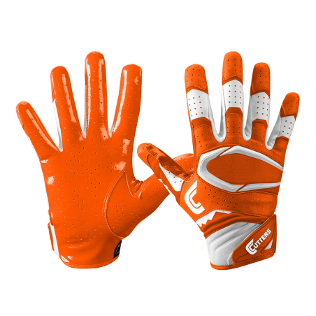 Cutters S451 REV pro 2.0 Football receiver gloves Orange