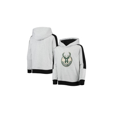 Sudadera NBA Milwaukee Bucks Outerstuff lived Gris para nino