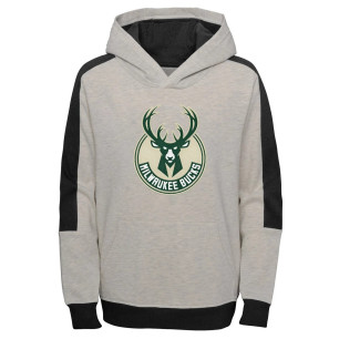 Kids' Outerstuff lived NBA Hoodie Milwaukee Bucks Grey