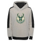 Sudadera NBA Milwaukee Bucks Outerstuff lived Gris para nino