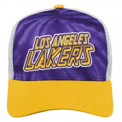Gorra NBA Los Angeles Lakers Outerstuff Santa Cruz Meshback Purpura para nino