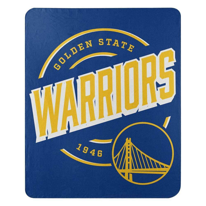 NBA Fleece throw Golden State Warriors
