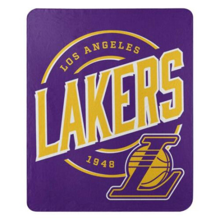 NBA Fleece throw Los Angeles Lakers