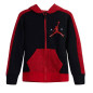 Sudadera zip Jordan Air Speckle Fleece Negro para nino