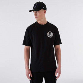 Camiseta NBA Brooklyn nets New Era Metallic Black