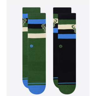Calcetin NBA Milwaukee Bucks Stance St 2 pack verde