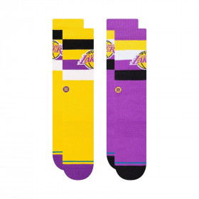 Chaussettes NBA Los Angeles Lakers Stance St 2 pack Violette