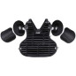 Plastron pour arbitre All Star Noir