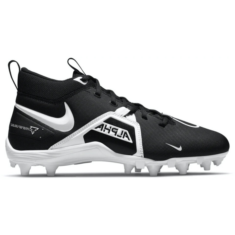 Men's Football Cleats Nike Alpha Menace Varsity 3 Mid Black