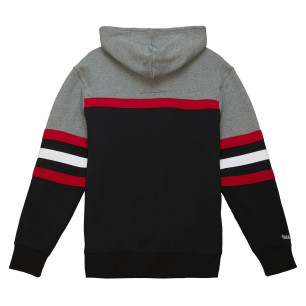 Sudadera con capucha NHL Detroit Red Wings Mitchell & Ness Headcoach Gris