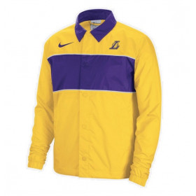 Chaqueta NBA Los Angeles Lakers Nike Lightweight satin amarillo para hombre