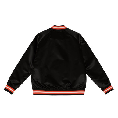 Men's Mitchell & Ness Lightweight satin Jacket NHL Philadelphia Flyers Black