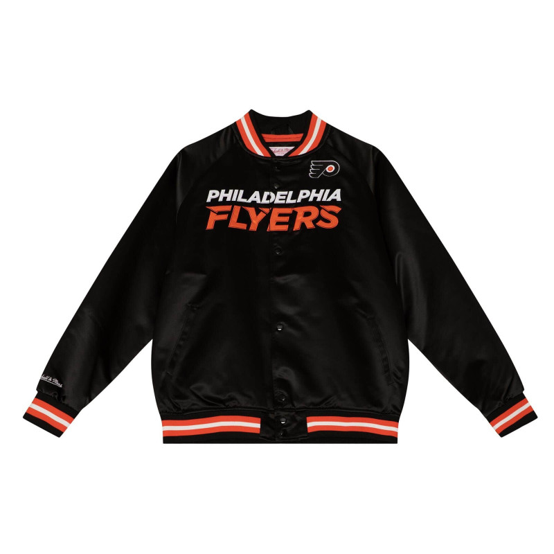 Veste NHL Philadelphia Flyers Mitchell & Ness Lightweight satin Noir