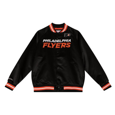 Veste NHL Philadelphia Flyers Mitchell & Ness Lightweight satin Noir
