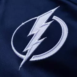 Veste NHL Tampa Bay Lightning Mitchell & Ness Lightweight satin Bleu marine