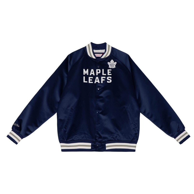 Men's Mitchell & Ness Lightweight satin Jacket NHL Toronto Maple Leafs Royal