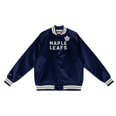 Veste NHL Toronto Maple Leafs Mitchell & Ness Lightweight satin Bleu
