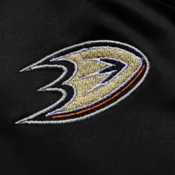 Veste NHL Anaheim Ducks Mitchell & Ness Lightweight satin Noir