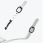 Riddell Hard Cup chinstrap white
