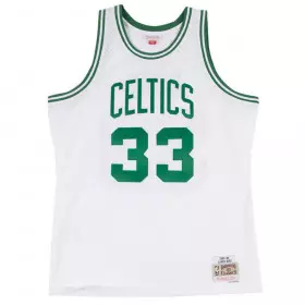 Maillot NBA Larry Bird Boston Celtics 1985-86 Mitchell & ness Hardwood Classics Blanc