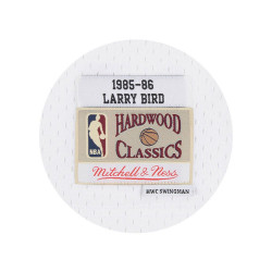 Camiseta NBA Larry Bird Boston Celtics 1985-86 Mitchell & ness Hardwood Classics Blanco