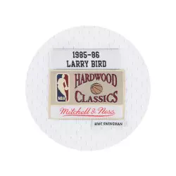 Camiseta NBA Larry Bird Boston Celtics 1985-86 Mitchell & ness Hardwood Classics Blanco