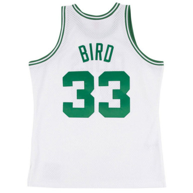 Camiseta NBA Larry Bird Boston Celtics 1985-86 Mitchell & ness Hardwood Classics Blanco