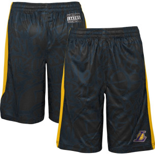 Short NBA Los Angeles Lakers Outerstuff Scribble Dribble Noir pour enfant