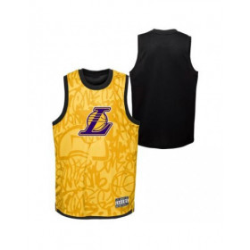 Camiseta NBA Los Angeles Lakers Outerstuff Shake the can shooter amarillo para Nino