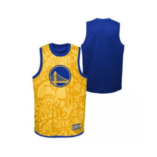 Kid's Outerstuff Shake the can shooter NBA Golden State Warriors Tank Gold