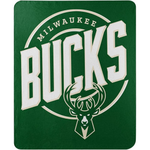 NBA Fleece throw Milwaukee Bucks