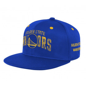 Casquette NBA Golden State Warriors Outerstuff Collegiate Arch Snapback Bleu pour enfant