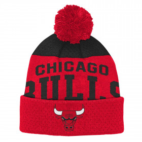 Gorro NBA Chicago Bulls Outerstuff Collegiate Arch Knit Rojo para nino