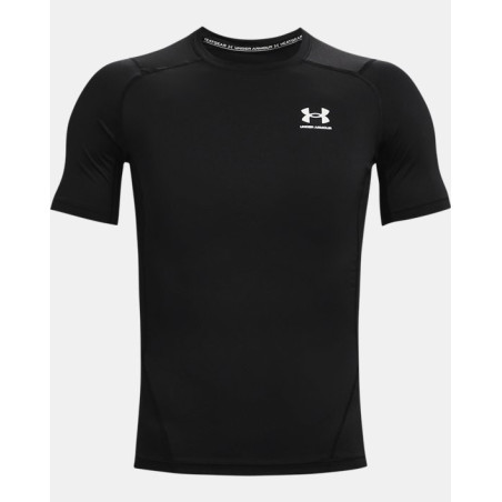 T-shirt de compression à manche courte Under Armour HeatGear Noir pour homme