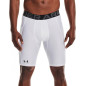 Short de compression Long Under Armour Heatgear 3.0 Blanc Short de compression Long Under Armour Heatgear 3.0 Blanc