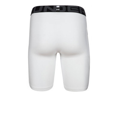 Short de compression Long Under Armour Heatgear 3.0 Blanc