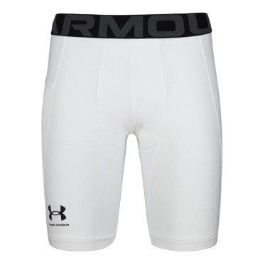 Short de compression Under Armour Heatgear 3.0 Blanco para hombre