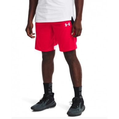 Short Under Armour Baseline Rouge 10" pour homme