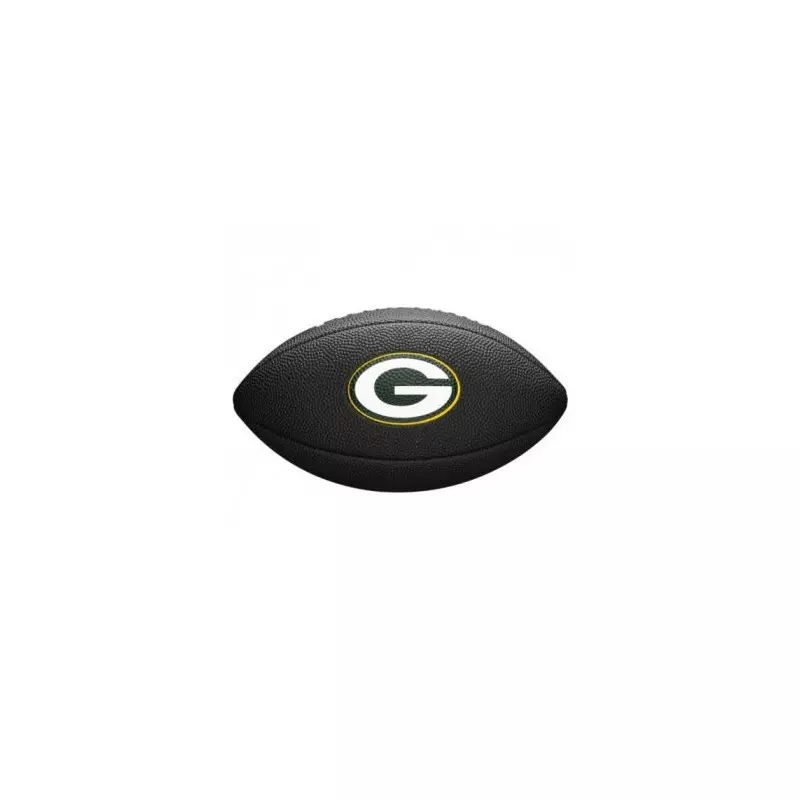 Mini balon de futbol americano NFL Greenbay Packers Wilson NFL Soft touch team negro