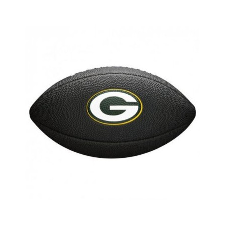 Wilson NFL Soft touch team logo Mini Ball Greenbay Packers black