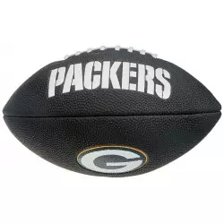 Mini Ballon de Football Américain NFL Greenbay Packers Wilson Soft touch logo Noir