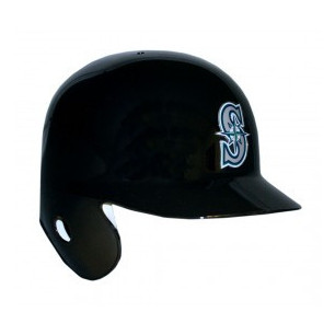 Mini Casque MLB Seattle Mariners Replica Riddell Noir