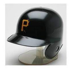 Mini Casque de baseball MLB Pittsburgh Pirates Riddell Replica Noir