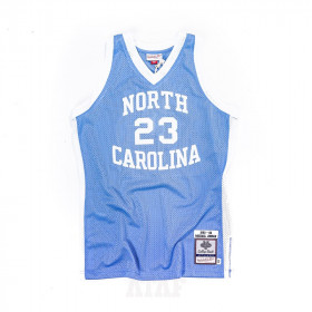 Maillot NBA Authentique Michael Jordan North Carolina 1983-84 Mitchell & ness Bleu
