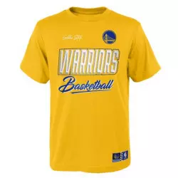 T-shirt NBA Golden State Warriors Outerstuff Court vs Track Amarillo para nino