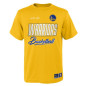 T-shirt NBA Golden State Warriors Outerstuff Court vs Track Jaune pour Junior