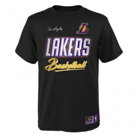T-shirt NBA Los Angeles Lakers Outerstuff Court vs Track Negro para nino