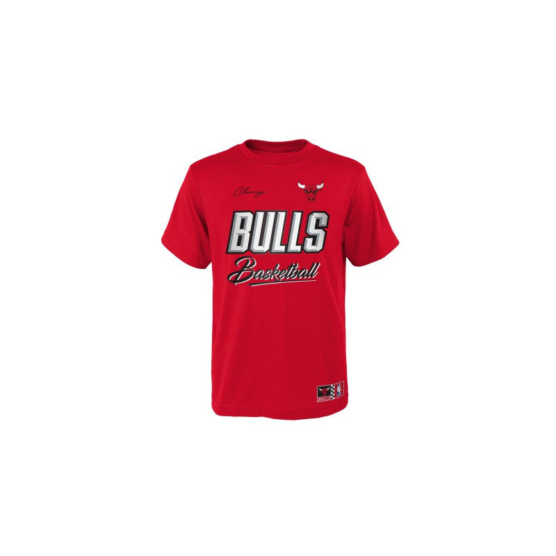 T-shirt NBA Chicago Bulls Outerstuff Court vs Track Rouge pour Junior