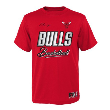 T-shirt NBA Chicago Bulls Outerstuff Court vs Track Rouge pour Junior