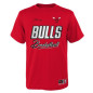 Kids' Outerstuff Court vs Track NBA Chicago Bulls T-shirt Red
